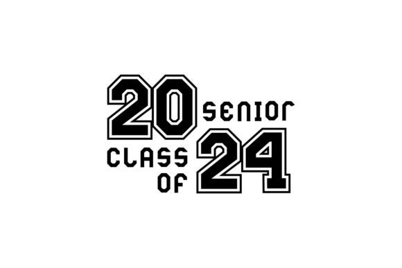 Download Flat Class of 2024 Lettering Text Design - Letter Collection
