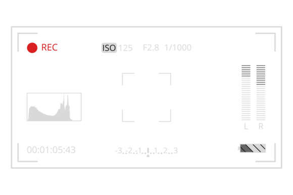 Download Camera Screen Interface Elements. Video - Element Collection