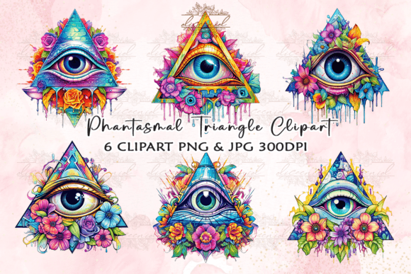 Download Phantasmal Triangle Watercolor Clipart - Watercolor Collection