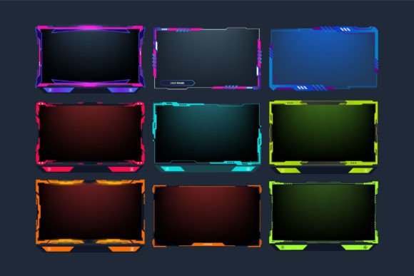 Download Broadcast Screen Overlay Bundle Vector - Premium Resources