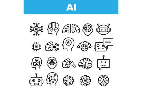 Download Artificial Intelligence Elements Vector - Element Collection
