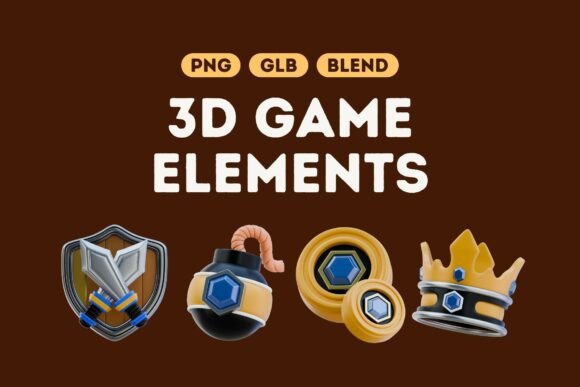 Download Epic 3D Game Elements Bundle Set 2 - Element Collection