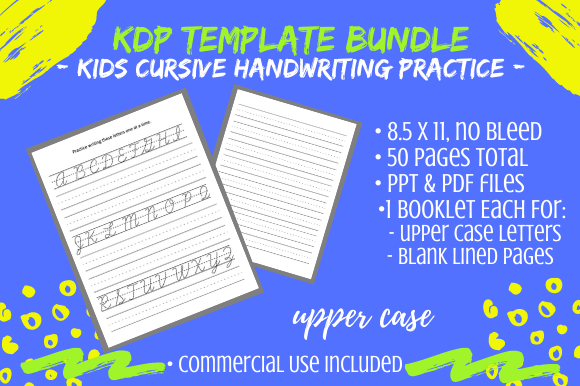 Download Cursive Upper Case Handwriting Pages - Premium Resources