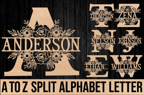 Download Alphabet Monogram Letter Laser Cut - Letter Collection