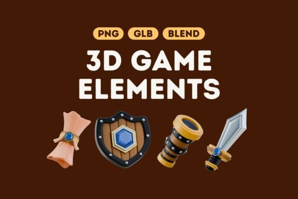 Download Epic 3D Game Elements Bundle Set 4 - Element Collection