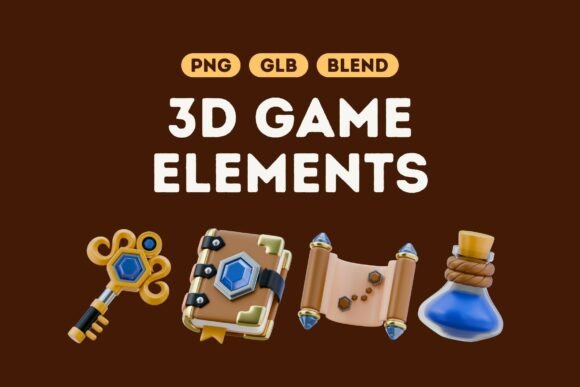 Download Epic 3D Game Elements Bundle Set 3 - Element Collection
