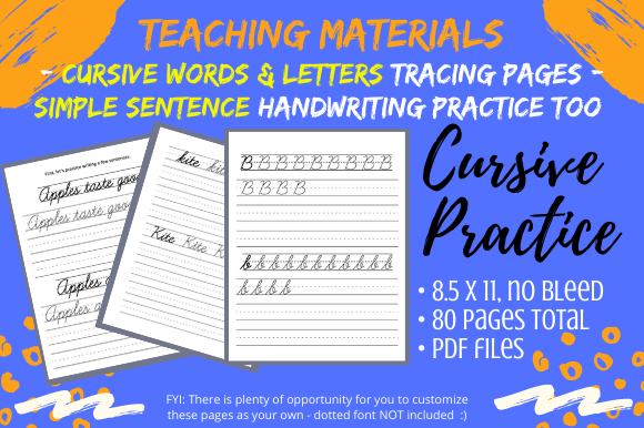 Download Cursive Letters Words Sentence Practice - Letter Collection