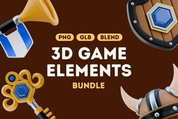Download Epic 3D Game Elements Bundle - Element Collection