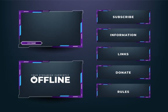 Download Modern Game Frame Element Template - Element Collection