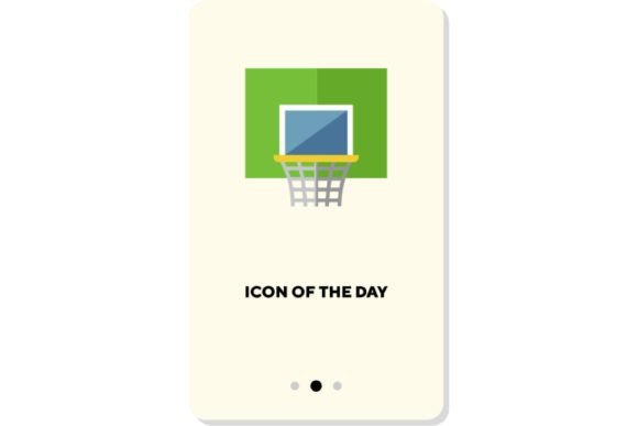 Download Basketball Game Elements Flat Vector Ico - Element Collection
