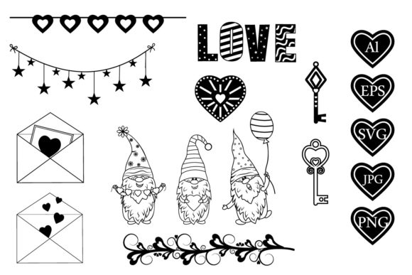 Download Set of Festive Decorative Elements - Element Collection