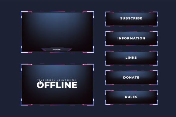 Download Broadcast Screen Panel Template Vector - Premium Resources